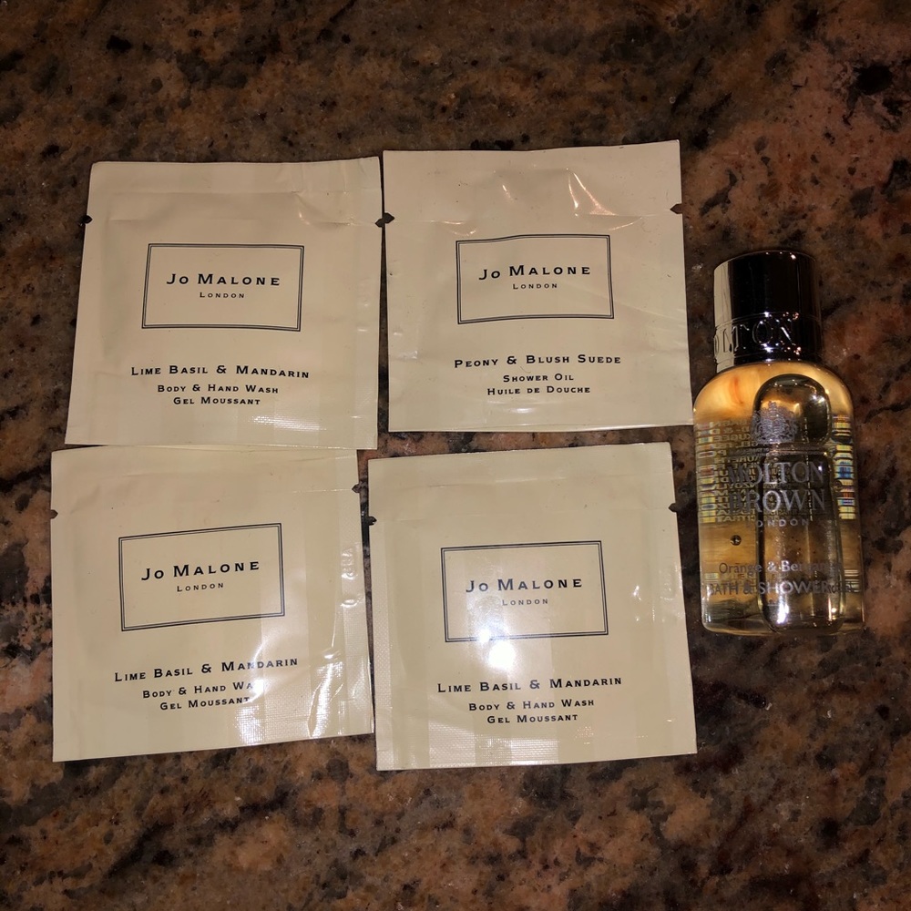 new Jo Malon and Moltton Brown bath set